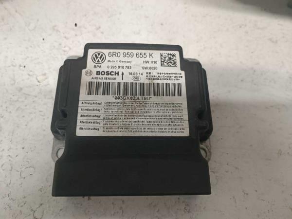 AIRBAG VW POLO 6R 5-PORTE 2009 - 2015 ( AIRBAG TABLEAU DE BORD + VOLANT + BOITIER) - Vue 3